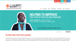 Desktop Screenshot of africa.albertbakerfund.org