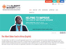 Tablet Screenshot of africa.albertbakerfund.org